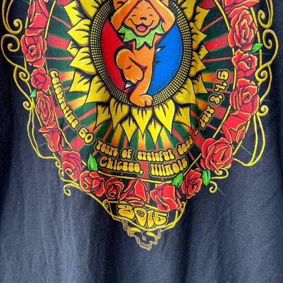 Grateful Dead Fair Thee Well 2015 50th years anniversary concert Tee, Size XL - Picture 7 of 7